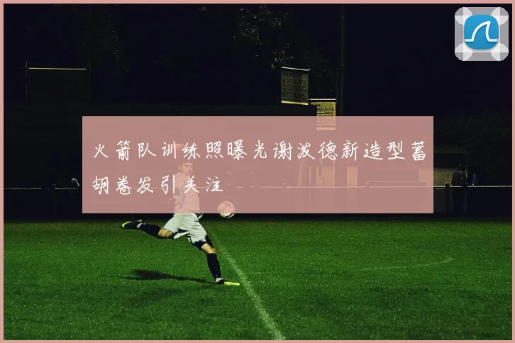 火箭队训练照曝光谢泼德新造型蓄胡卷发引关注
